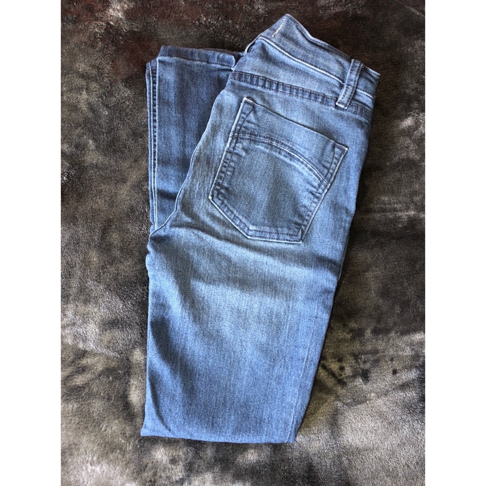 Free People High Rise Stretch Skinny Jeans Light